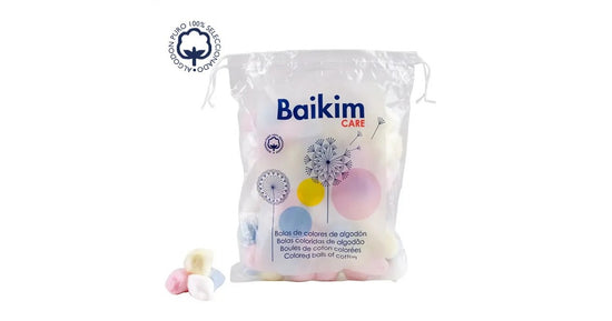 100 Boules de coton de couleurs (60gr)