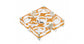 10x10x1,5 cms modulaire sans système d&
