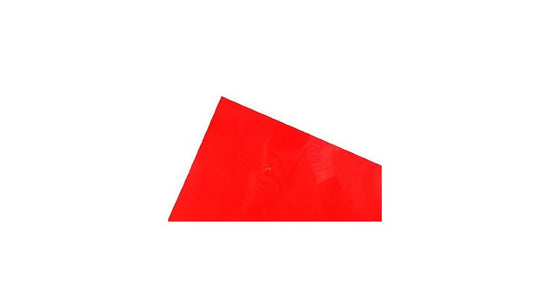 Acétate transparent rouge