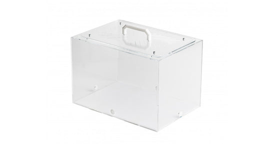 Boîte de recherche de nourriture en acrylique 30x20x20 cms